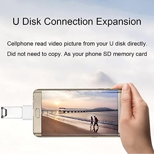 USB-C Dişi USB 3.0 Erkek Adaptör (2 Paket) Nokia 7.1 Plus'ınızla uyumludur Çoklu kullanım dönüştürme Klavye,Flash Sürücüler,fareler