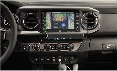 MBSIX Temperli Cam Ekran Koruyucu ile Uyumlu 2023-2021 Tacoma 8 İnç Dokunmatik Ekran,HD Clear,Çizilmeye Dayanıklı,Parlama Önleyici,Toyota