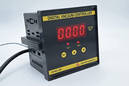 Panel Montajı Yüksek Vakumlu Damıtma Kolonları için Dijital Vakum Gösterge Kontrolörü (Aralık: 0 ila 760 mm.Hg), Fabrika Kalibrasyon