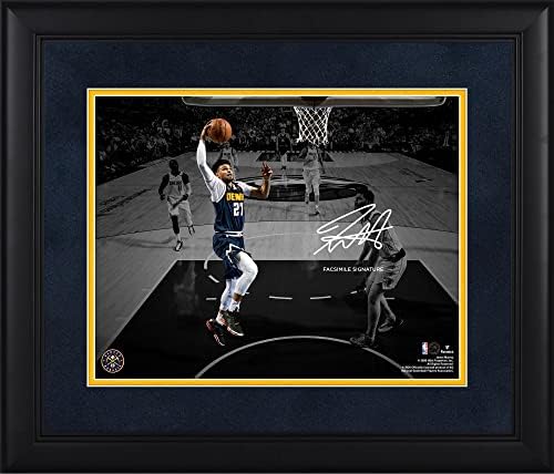 Jamal Murray Denver Nuggets Çerçeveli 11 x 14 Spot Işığı Fotoğrafı-Faks İmzası-İmzalı NBA Sanatı