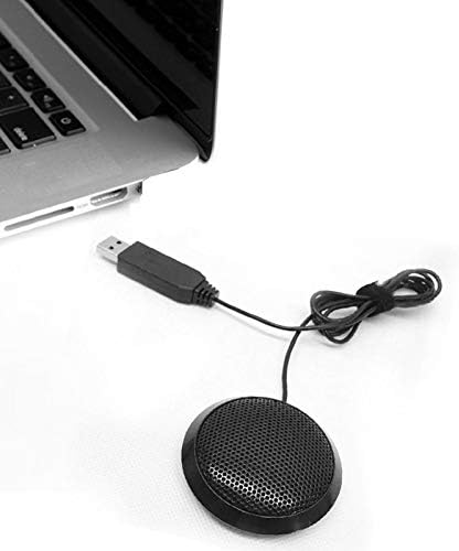 mikrofon USB 360 ° Çok Yönlü Bilgisayar Mikrofonu Yüksek Hassasiyetli Tak Oyna Taşınabilir Bilgisayar Masaüstü Toplantı Mikrofonu