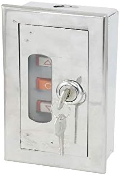 Yeni Lon0167 2 Takım Haddeleme Kapı Anlık basmalı düğme anahtarı İstasyonu Yukarı Durdurma Aşağı 3A 600VAC(2 Takım Haddeleme Kapı Anlık