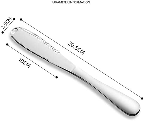 kourfeel Çok Fonksiyonlu Paslanmaz Çelik tereyağı bıçağı Krem Bıçak Batı Ekmek Reçel Bıçak Krem Kesici Eşyaları Çatal Tatlı Aracı (2)