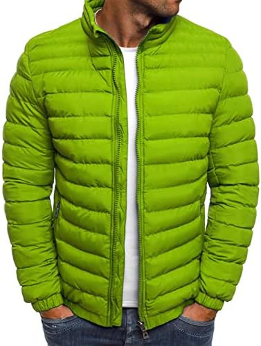 Erkek Ceket, artı Boyutu Uzun Kollu Palto Erkekler Trend Aktif Kış Yüksek Boyun Zip Up Ceketler Fit Katı Renk