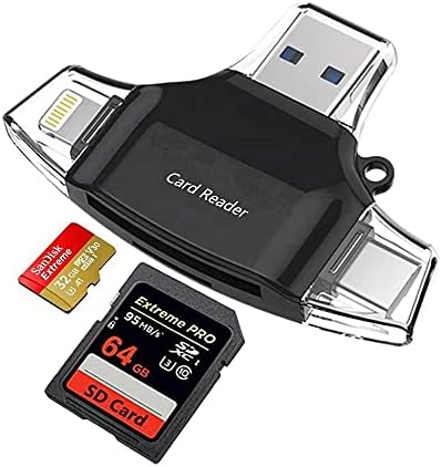 Acer TravelMate P2 (TMP214-53) ile Uyumlu BoxWave Akıllı Aygıt (Boxwave'den Akıllı Aygıt) - AllReader SD Kart Okuyucu, microSD Kart