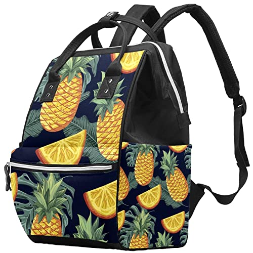 Meyve Tropikal Laptop Sırt Çantası Schoolbag, Mumya Çanta Bezi Tote Çanta Çok Fonksiyonlu seyahat sırt çantası