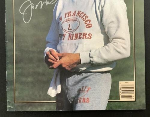 Joe Montana İmzalı Sports Illustrated 12/24/90 Etiket Yok 49ers İmza HOF JSA-İmzalı NFL Dergileri
