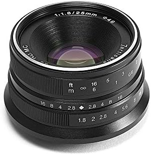 7 zanaatkarlar 25mm F1.8 APS-C Manuel Odak Sabit Lens Fujifilm Fuji Kameralar ile uyumlu X-A1 X-A10 X-A2 X-A3 X-at X-M1 XM2 X-T1 X-T10