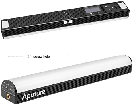 Aputure MT Pro RGB floresan lamba Tam Renkli Mini LED floresan lamba led ışık RGB Değnek 7.5 W 2000K~10000K Izgara, top Kafa ve Taşıma