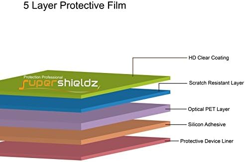 (6 Paket) Supershieldz LG G7 ThinQ Ekran Koruyucu için Tasarlanmış, 0.23 mm Yüksek Çözünürlüklü Şeffaf Kalkan (PET)