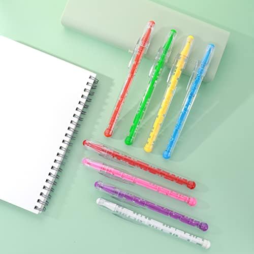 TIESOME Labirent Kalem Seti, 8 Adet Mavi Mürekkep Tükenmez Kalemler Labirent Kalemler Yenilik Yaratıcı Kalemler Oyuncak Kalemler Stres