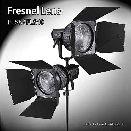 GODOX FLS10 Bowens Dağı ile 10 İnç Fresnle Lens Profesyonel Fotoğrafçılık Aksesuar Video ışıkları için Taşıma Çantası