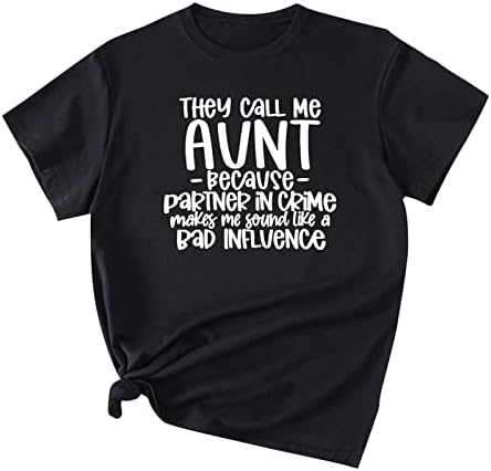 Uzun Kollu Gömlek Bayan Düz Renk Büyük Gevşek Yuvarlak Boyun Mektup Baskılı Kısa Kollu Tişört T Shirt Kadınlar için