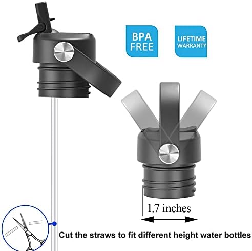 Hasır Kapak Hidro Flask Standart Ağız ve Demir Flask ile Uyumlu, Toz Kapağı Kapağı Standart Ağız, Spor Su Şişesi Aksesuarlarına Uyar
