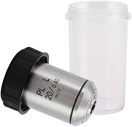 Mikroskop Lens, KP-20X PL20X Sonsuz Çalışma Mesafesi 8.8 mm Aksesuarları Metalografik Mikroskoplar