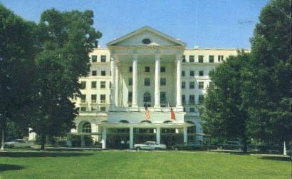 Beyaz Kükürt Yayları, Batı Virginia Kartpostalı