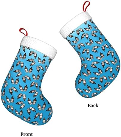 CUTEDWARF Sevimli Su Samuru Noel Çorap Noel Ağacı Süsleri Noel Çorap Noel Tatil Parti Hediyeler için 18 İnç