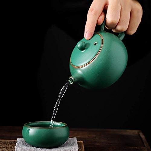 PAYNAN 210 ML Çin Seramik Yeşil Sır Xishi Demlik Kung Fu su ısıtıcısı çay seti aksesuarları