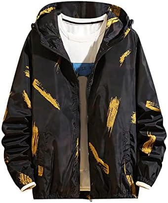 ADSSDQ Erkek Giyim Ceket ve Mont, Okul Kap Ceket Erkekler Sonbahar Klasik Uzun Kollu Yumuşak Zip-Up Mont Printed7