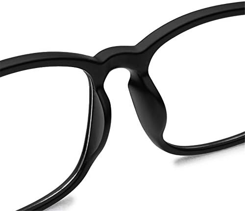 Jcerkı + 1.50 okuma gözlüğü D Şekli Bifokal çizgi Unisex Mat Siyah Gözlük