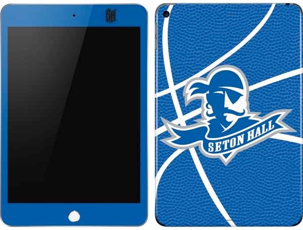 Skinit Çıkartma Tablet Cilt iPad Mini 5 ile Uyumlu (2019) - Resmi Lisanslı Kolej Seton Salonu Yakınlaştırılmış Basketbol Tasarımı
