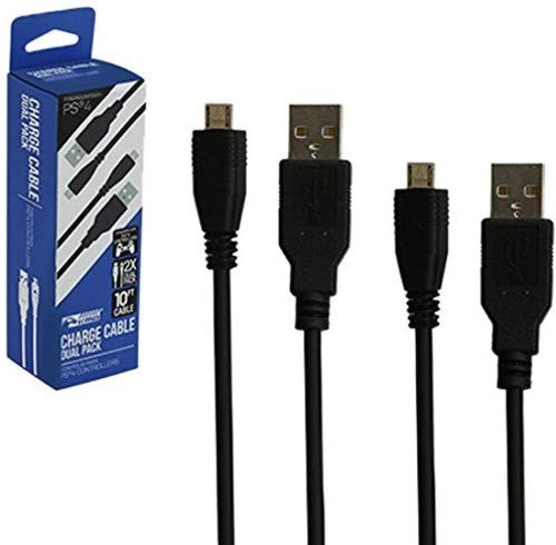 KMD 10 ' Denetleyici USB Şarj Kablosu Çift Paket, PlayStation 4