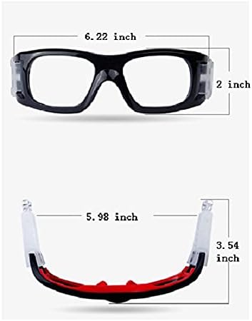 Dexlary Basketbol Gözlük Anti-Sis Spor Göz Güvenliği Koruyucu Gözlük Erkekler için Gençlik Futbol Futbol Racketball Gözlük