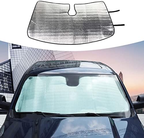 Jimen ile Uyumlu Dodge Ram 2018-2023, Cam Güneşlik Ön pencere gölgeliği Vizör Koruyucu Güneş Kalkanı